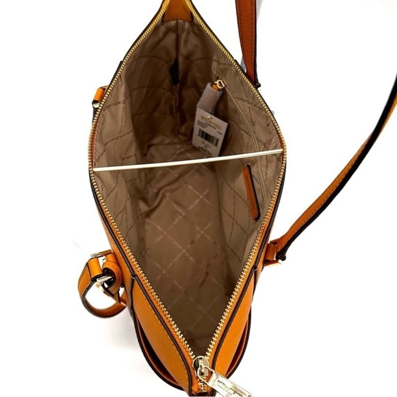 Michael Kors Large Charlotte Tote Bag Cider - Picture 10 of 12